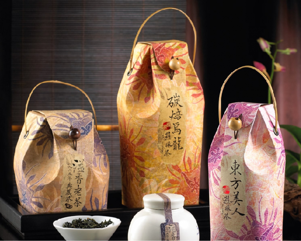 遊採茶 台灣老茶禮盒設計